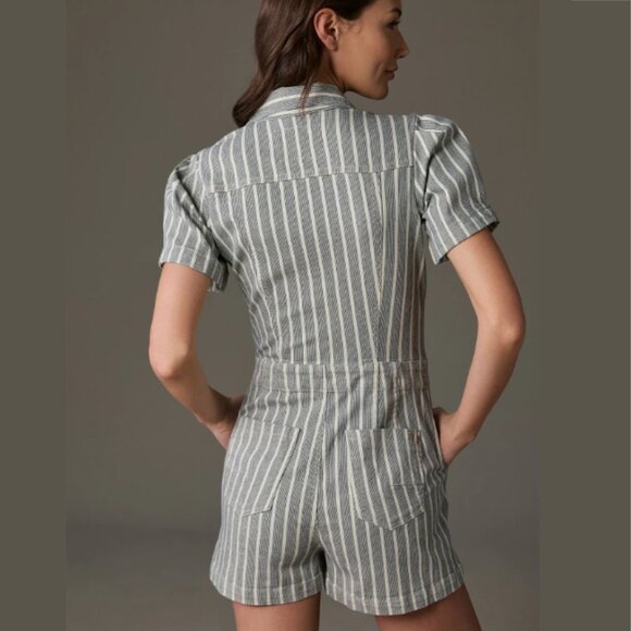 Brand New The Kit Utility Romper by Pilcro - Picture 3 of 4